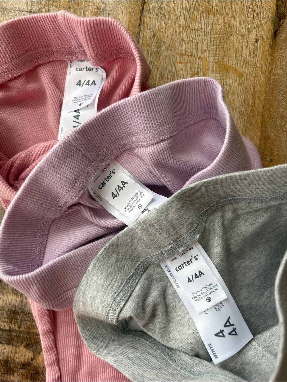 Carter’s Girls' Leggings Trio size 4 - Picture 2 of 10